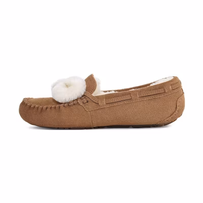 (W) UGG Scuff Logo II Slipper 'Chestnut'