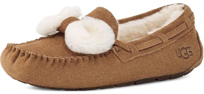 UGG 毛絨舒適悠閒 平底鞋 女款 栗色 Order UGG 毛絨舒適悠閒 平底鞋 女款 栗色