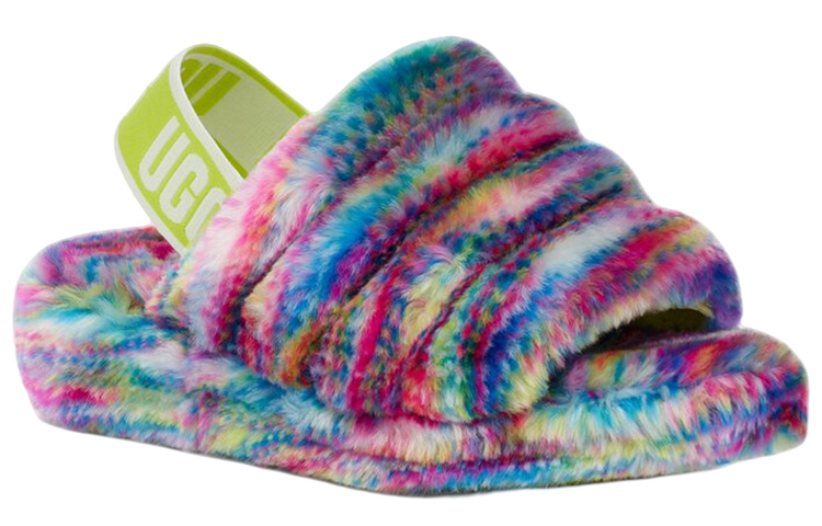 (W) UGG Fluff Yeah Slide 'Colorful Print' 圖 3