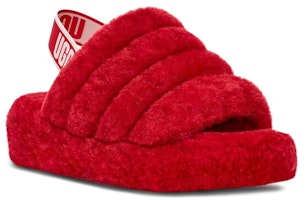 (W) UGG Fluff Yeah 凉拖鞋 '丝带红' 1095119-RBRD Lookbook (W) UGG Fluff Yeah 凉拖鞋 '丝带红' 1095119-RBRD