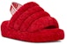 (W) UGG Fluff Yeah Slide 'Merah Ribbon' 1095119-RBRD