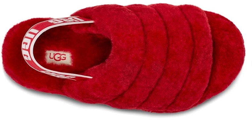 (W) UGG Fluff Yeah Slide 'Ribbon Merah' 1095119-RBRD Shop (W) UGG Fluff Yeah Slide 'Ribbon Merah' 1095119-RBRD