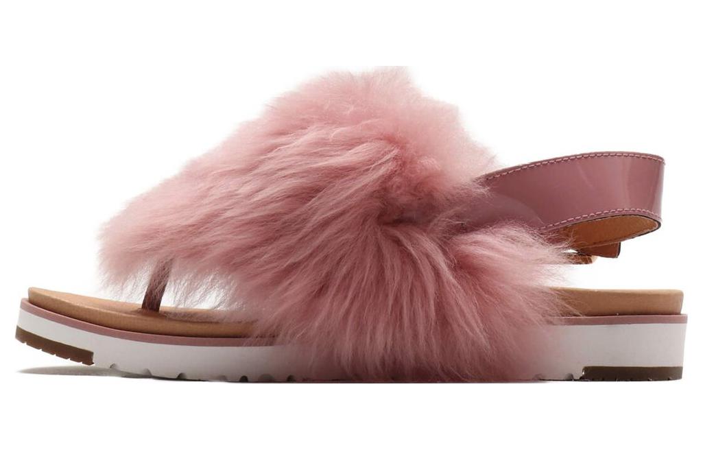 (W) UGG Fluff Yeah Slide 'Dawn Pink'