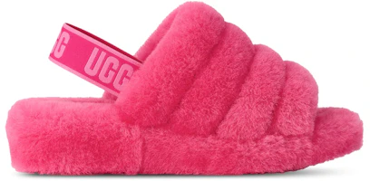 (Women) UGG Fluff Yeah Slide 'Deep Coral Sachet Pink' 1095119-DRLS (Women) UGG Fluff Yeah Slide 'Deep Coral Sachet Pink' 1095119-DRLS