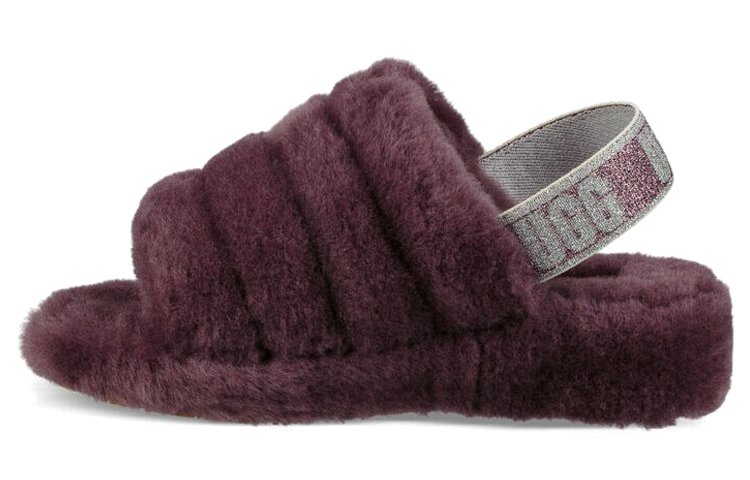 (W) UGG Fluff Yeah Slide 'Deep Purple'