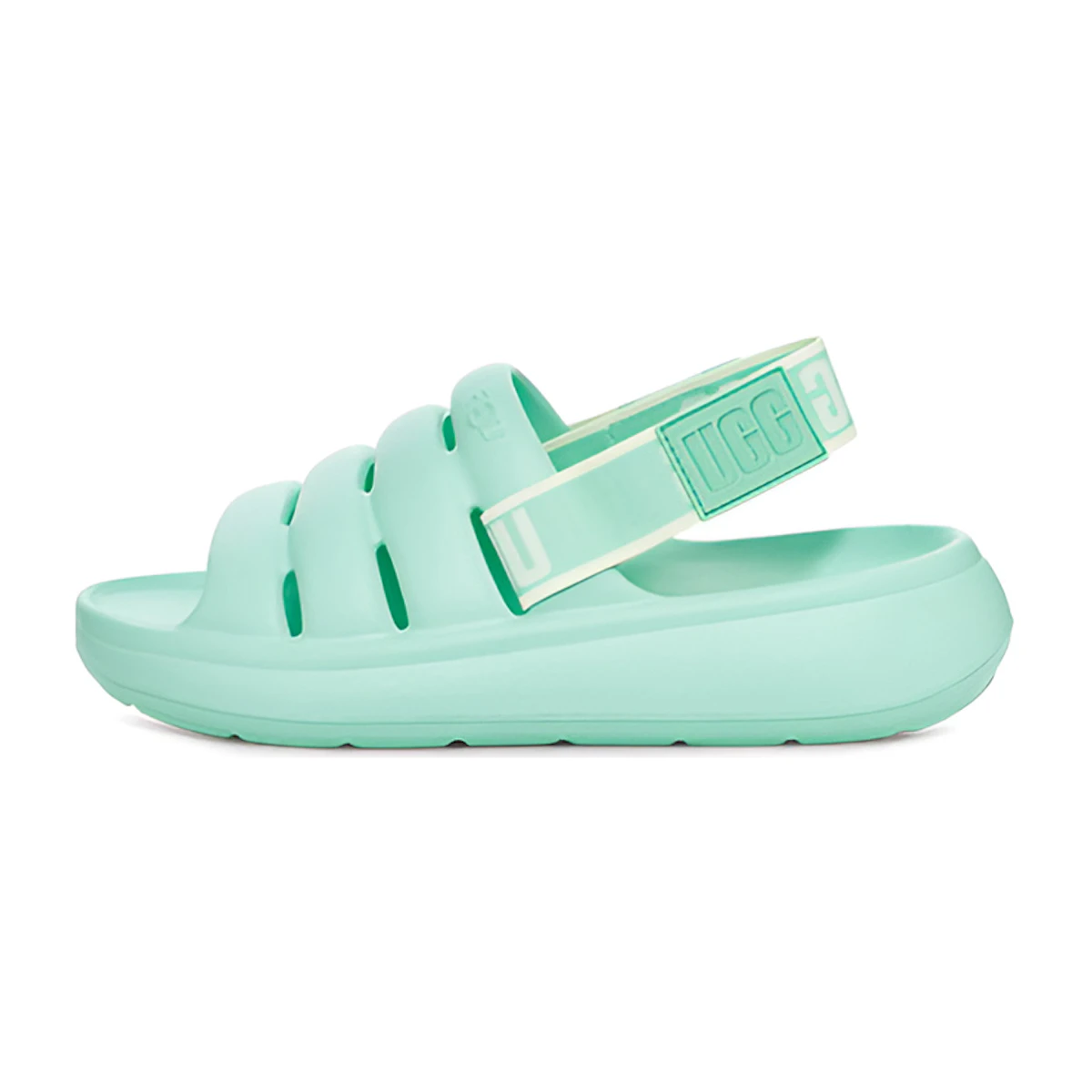 Ugg Exclusive Ugg Fluff Yeah Slide Retro Mint Fluff Yeah Logo