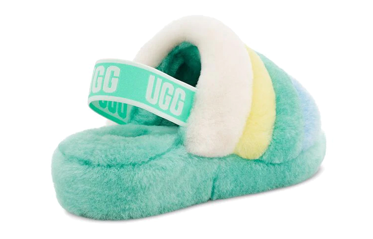 (W) UGG Fluff Yeah Slide 'Green Casual Versatile' 圖 5