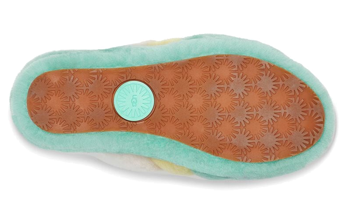 (W) UGG Fluff Yeah Slide 'Green Casual Versatile' 圖 6
