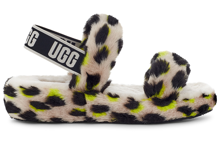 (W) UGG Fluff Yeah Slide 'Green Tiger Print' 圖 2