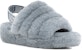 (W) UGG Fluff Yeah 'Ash Fog' Kelabu Kabus 1095119-AFG