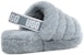 (W) UGG Fluff Yeah 'Ash Fog' Kelabu Kabus 1095119-AFG