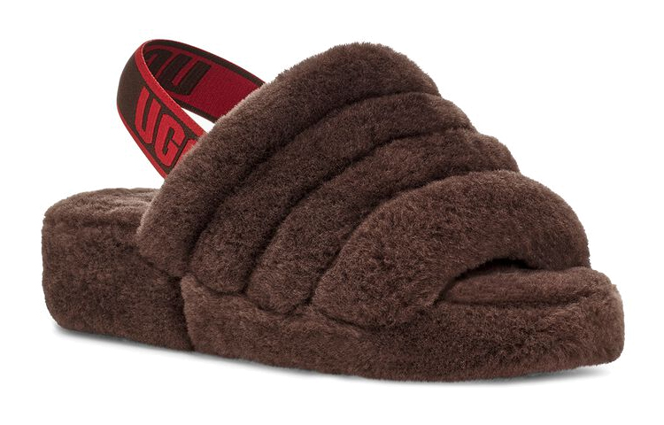 (W) UGG Fluff Yeah Slide 'Grey Pink' 圖 3