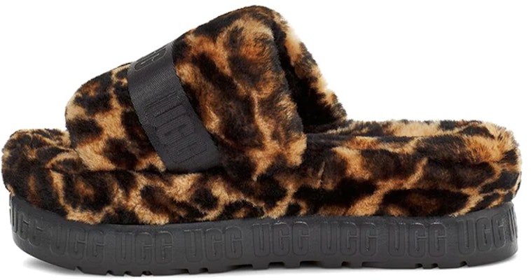Ugg fluff yeah clearance slide leopard