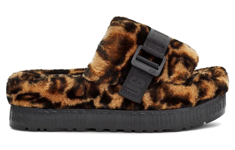 (W) UGG Fluffita Panther Print Slide 'Brown' 圖 2
