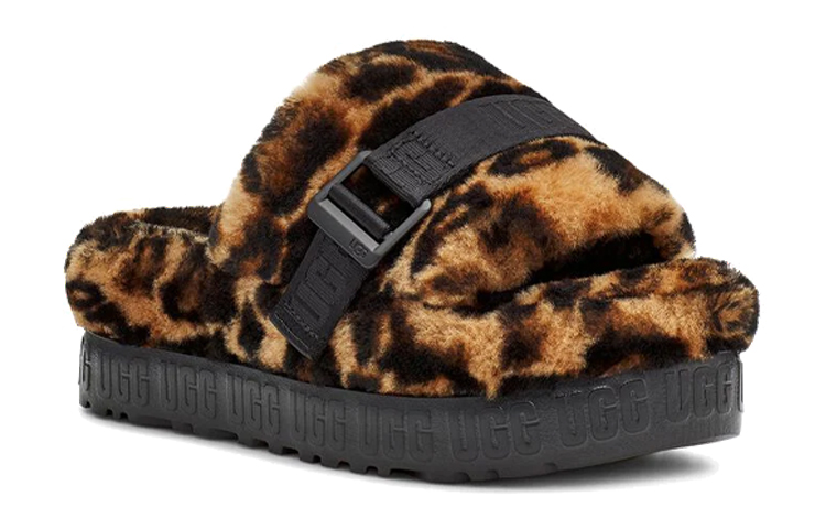 UGG フラッフイヤー　レオパード _women__ugg_fluff_yeah_slide__