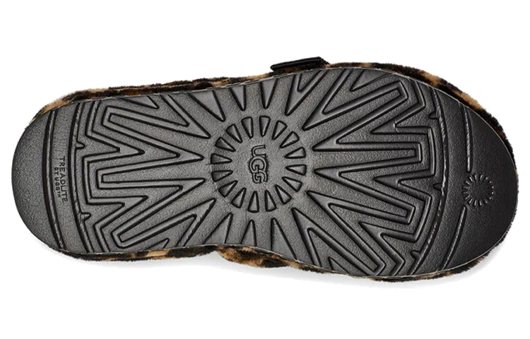 W) アグ フラッフ イヤー スライド レオパード (or アグ フラッフ