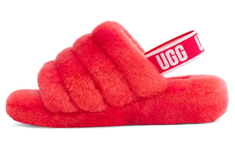 Buy (W) UGG Fluff Yeah 绒毛拖鞋‘莲花粉’ 1095119-HSPK