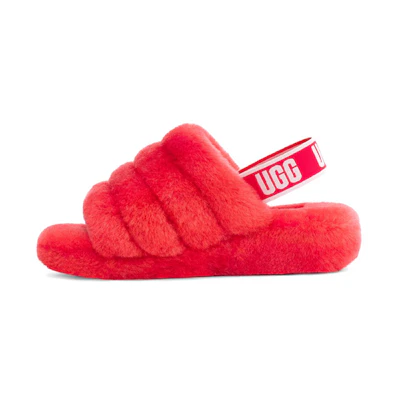 (W) UGG Fluff Yeah Slide 'Lotus Pink'