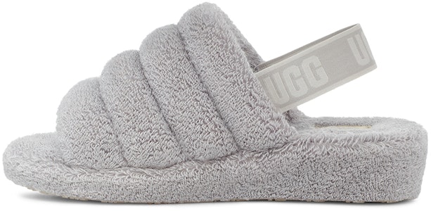 (W) UGG Fluff Yeah Slide 'Kelabu Metalik' 1127116-MGR Buy (W) UGG Fluff Yeah Slide 'Kelabu Metalik' 1127116-MGR