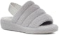 (W) UGG Fluff Yeah Slide 'Kelabu Metalik' 1127116-MGR