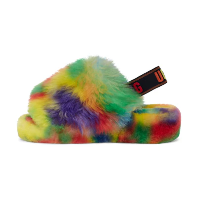 (W) UGG Fluff Yeah Slide 'Multicolor'