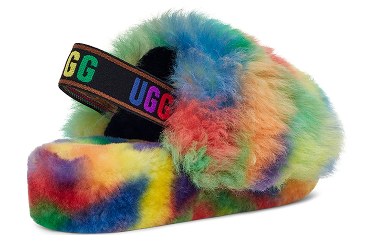 (W) UGG Fluff Yeah Slide 'Multicolor' 圖 4