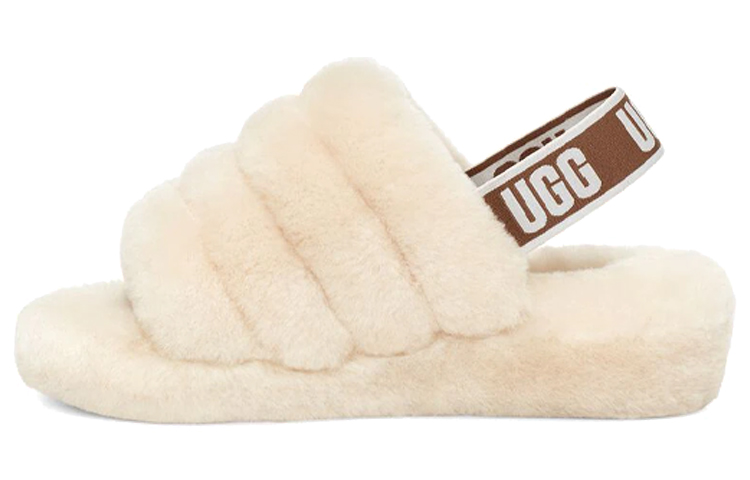 (Women) UGG Fluff Yeah Slide 'Natural' 1095119-NAT
