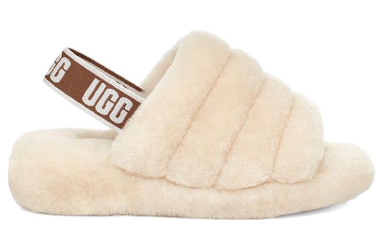 Lookbook (W) UGG Fluff Yeah Pantoffel ''Natur'' 1095119-NAT