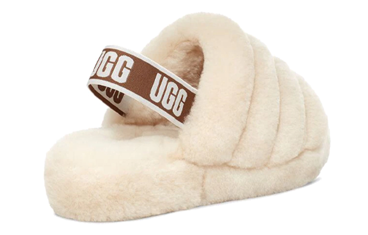 Details for (W) UGG Fluff Yeah Pantoffel ''Natur'' 1095119-NAT