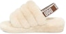 (W) UGG Fluff Yeah Slide 'Natural' - Selesa dan Bergaya 1095119-NAT