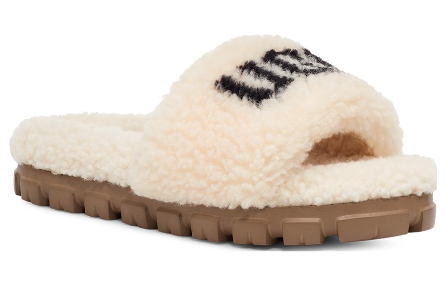 Lookbook (W) UGG フラッフ イヤー スライド (ナチュラルホワイト) 1132891-NAT