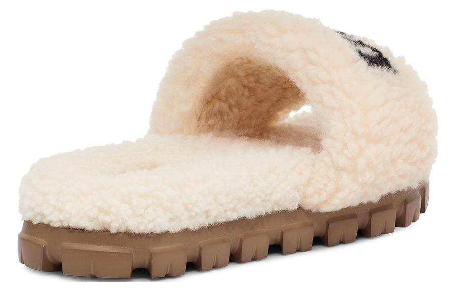 Shop (W) UGG フラッフ イヤー スライド (ナチュラルホワイト) 1132891-NAT