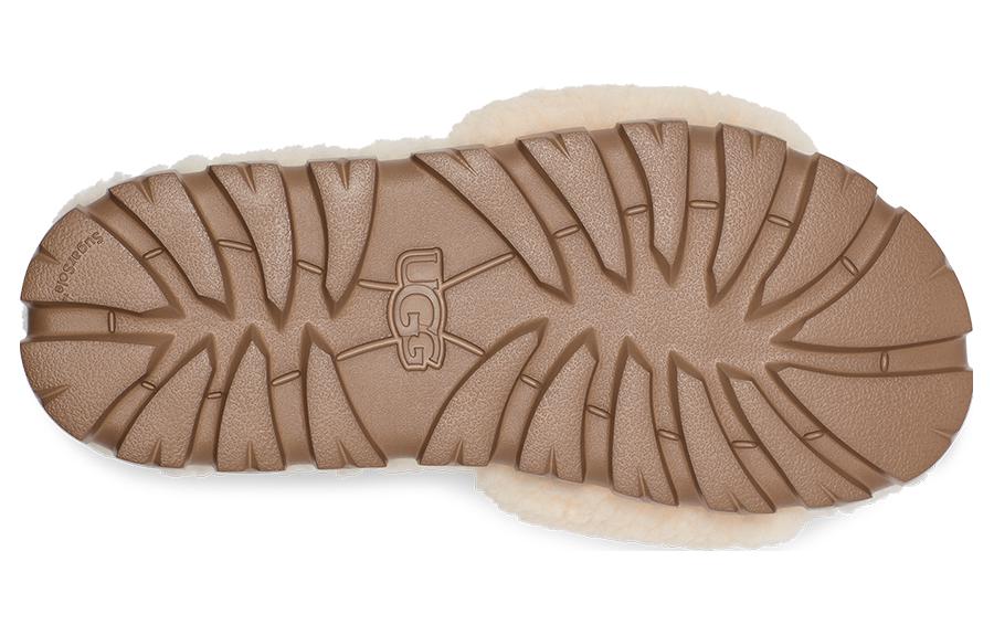 Details for (W) UGG フラッフ イヤー スライド (ナチュラルホワイト) 1132891-NAT
