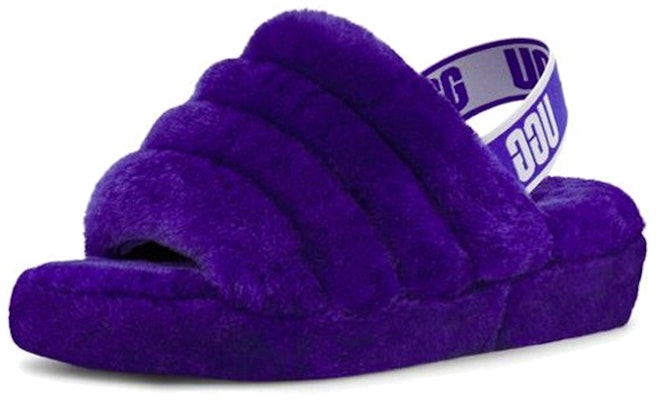 (W) UGG Fluff Yeah Slide Minimalis Sol Tebal Ungu 1095119-VNGH Lookbook (W) UGG Fluff Yeah Slide Minimalis Sol Tebal Ungu 1095119-VNGH