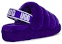 Purchase (W) UGG Fluff Yeah Slide Kasut Tebal Minimalistik Ungu 1095119-VNGH