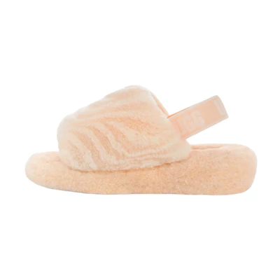(W) UGG Fluff Yeah Slide 'Nude'