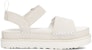 (W) UGG Fluff Yeah Slide 'Oatmeal' - Selipar Bulu Lembut 'Oatmeal' UGG 1117954-WHT