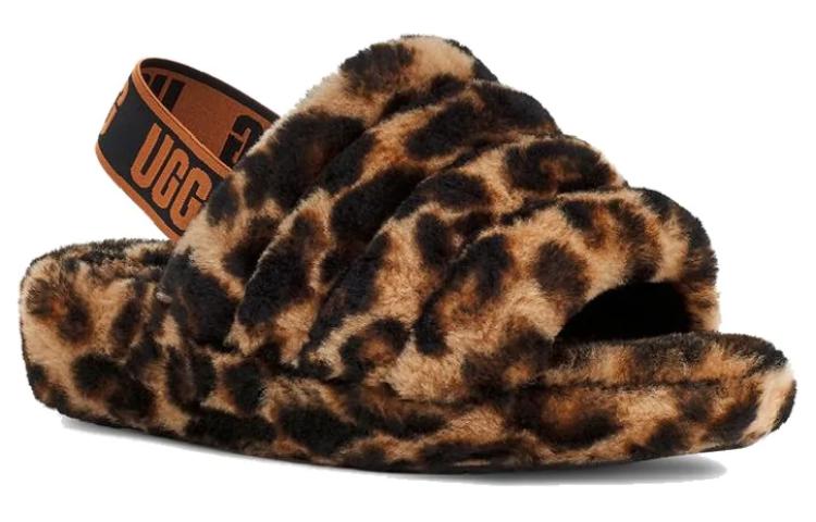 Order (W) UGG Fluff Yeah Slide 'Estampado Pantera - Caramelo' 1120903-BTC