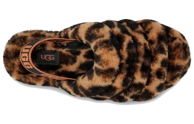 Shop (W) UGG Fluff Yeah Slide 'Estampado Pantera - Caramelo' 1120903-BTC