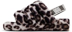 Lookbook (W) UGG Fluff Yeah Slide 'Cetakan Panther - Kelabu Ribut' 1120903-SYGR