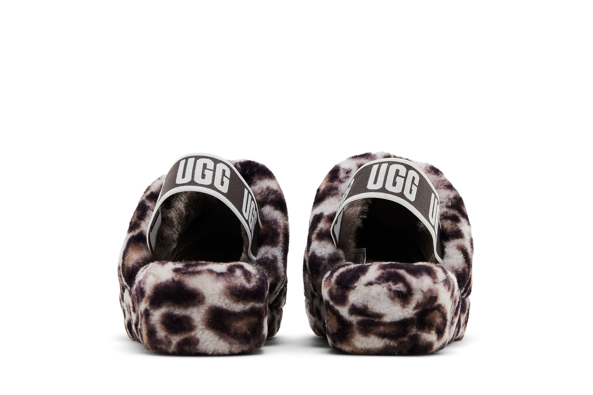 Details for (W) UGG フラッフ イヤー スライド (パンサー柄グレー) 1120903-SYGR
