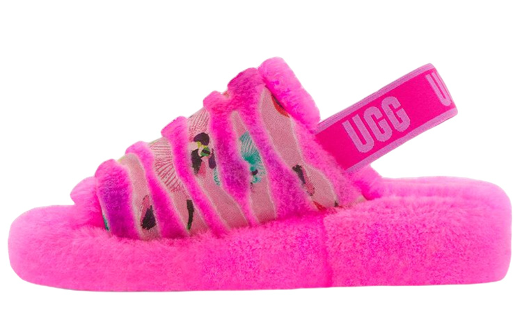 Buy (W) UGG Fluff Yeah Slide 'Merah Jambu' 1127055-TYPN
