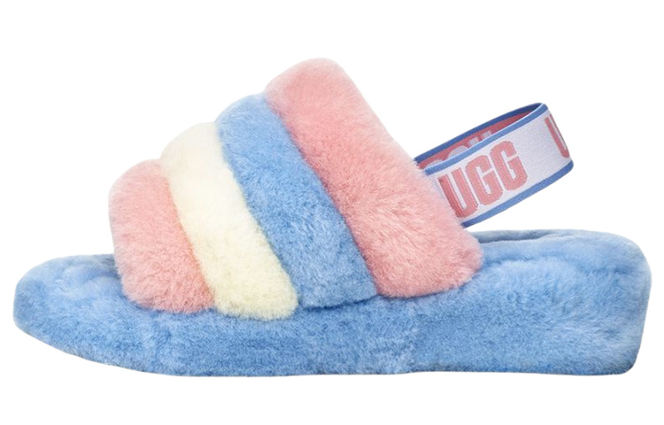 (W) UGG Fluff Yeah Slide 'Powder Blue'