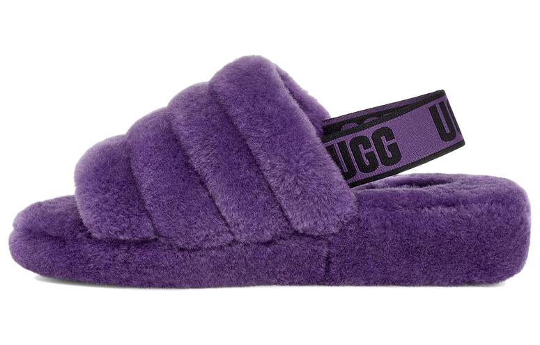 (W) UGG Fluff Yeah Slide 'Purple'