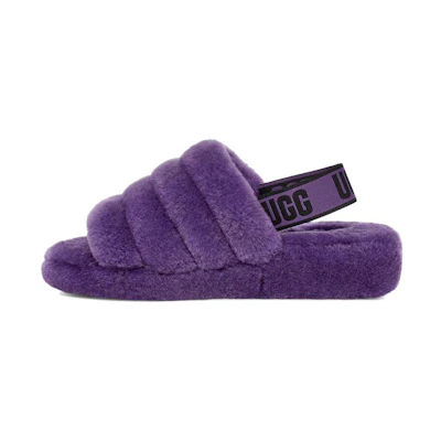 (W) UGG Fluff Yeah Slide 'Purple'