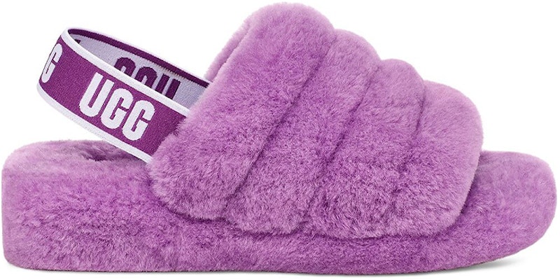 (W) UGG Fluff Yeah Slide 'Ungu' 1095119-PLSK Order (W) UGG Fluff Yeah Slide 'Ungu' 1095119-PLSK