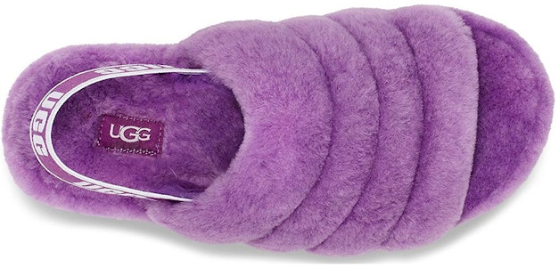 UGG FLUFF YEAH 羊皮毛一體 時尚舒適 毛毛拖鞋 女款 紫色 Purchase UGG FLUFF YEAH 羊皮毛一體 時尚舒適 毛毛拖鞋 女款 紫色