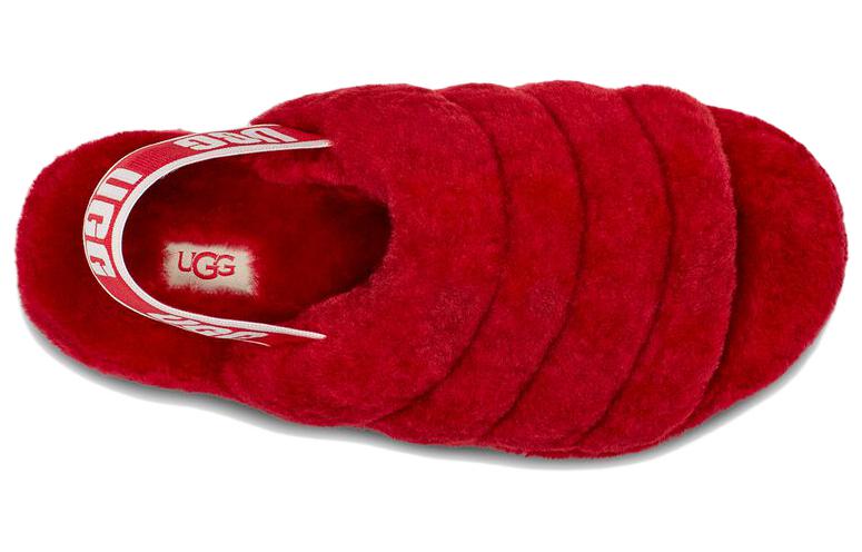(W) UGG Fluff Yeah Slide Samba Red 圖 4