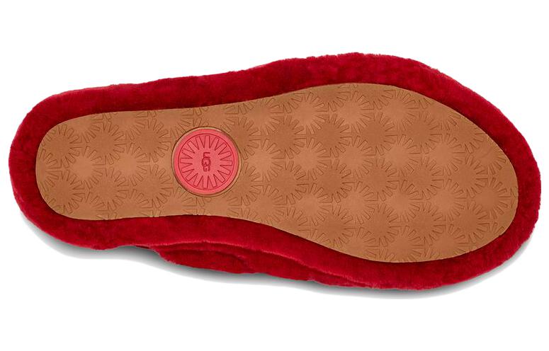 (W) UGG Fluff Yeah Slide Samba Red 圖 5