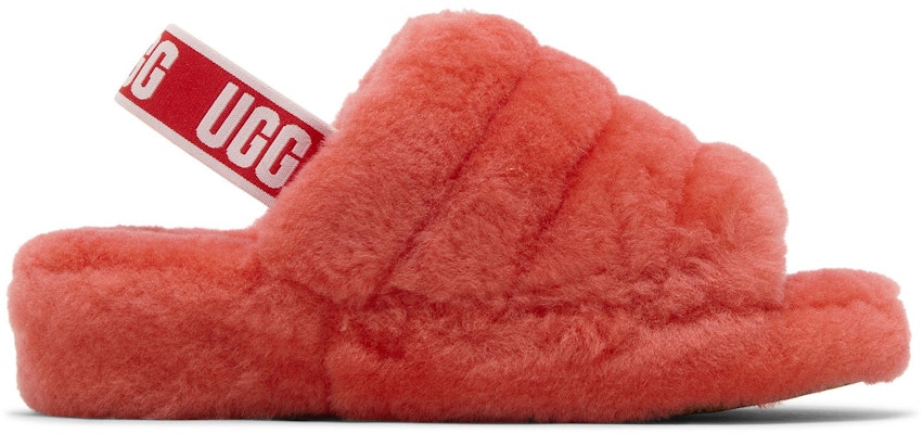 (W) UGG Fluff Yeah Slide 'Red Currant' - Sandalia Mujer cómoda roja 1095119-RCRR Buy (W) UGG Fluff Yeah Slide 'Red Currant' - Sandalia Mujer cómoda roja 1095119-RCRR